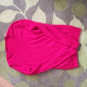 Red cashmere sweater